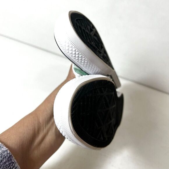 Converse Chuck Taylor All Star Low Top Green Canvas Shoe Women Sz 5 Stretch Back - Picture 7 of 12